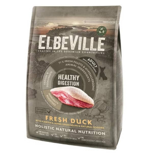 ELBEVILLE DOG MINI DIGESTION FRESH DUCK sausā suņu barība Pīle 4kg